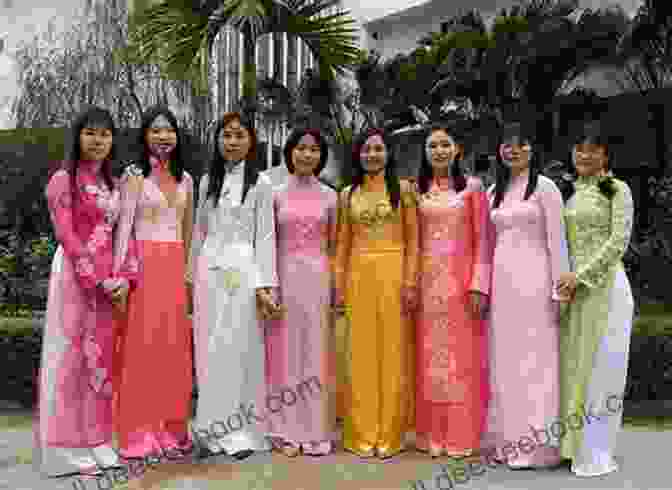 A Group Of Women In Traditional Vietnamese Clothing The Third Wife: A Novel