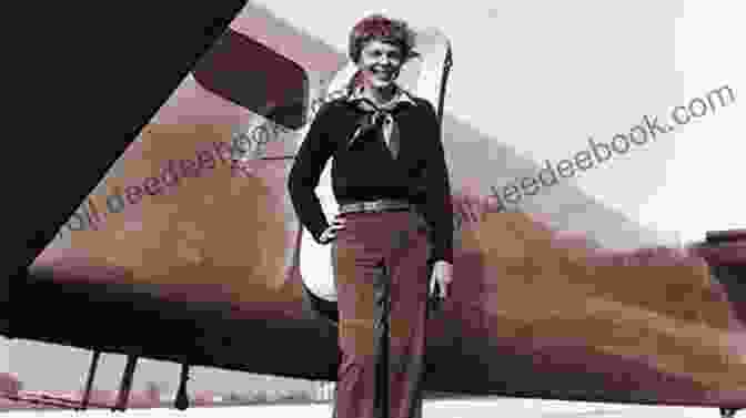 Amelia Earhart Posing In Front Of Her Lockheed Electra Airplane The Earhart Enigma: Retracing Amelia S Last Flight