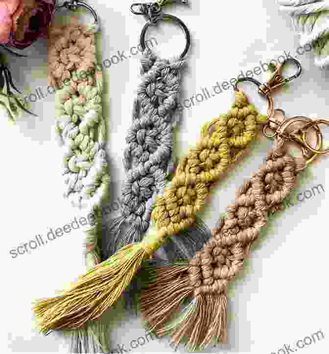 Image Of A Macrame Keychain Beautiful Macrame: Awesome Ways Make Macrame Internally And Externally