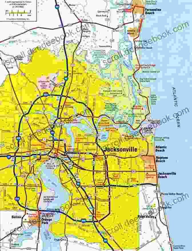 Map Of Jacksonville's Consolidated Municipalities Jacksonville: The Consolidation Story From Civil Rights To The Jaguars (The Florida History And Culture Series)