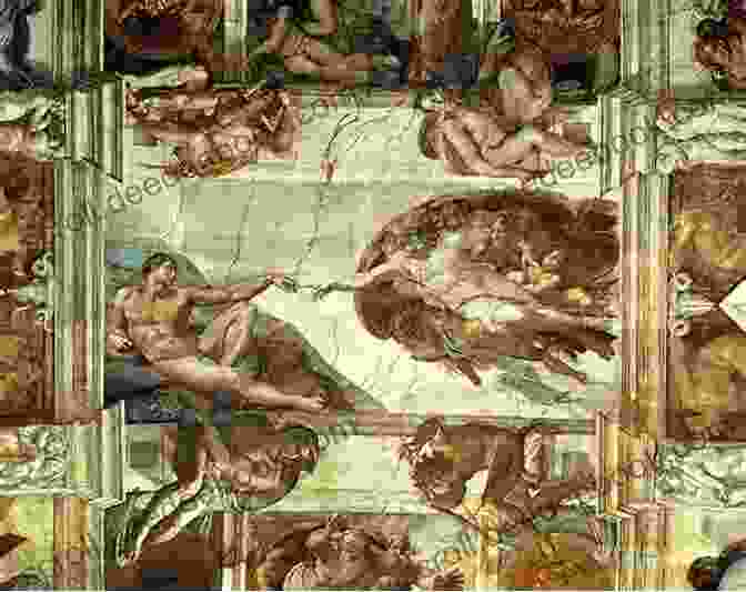 The Creation Of Adam By Michelangelo The Home Of Great Paintings A Collection Of One Hundred And Five Famous Pictures